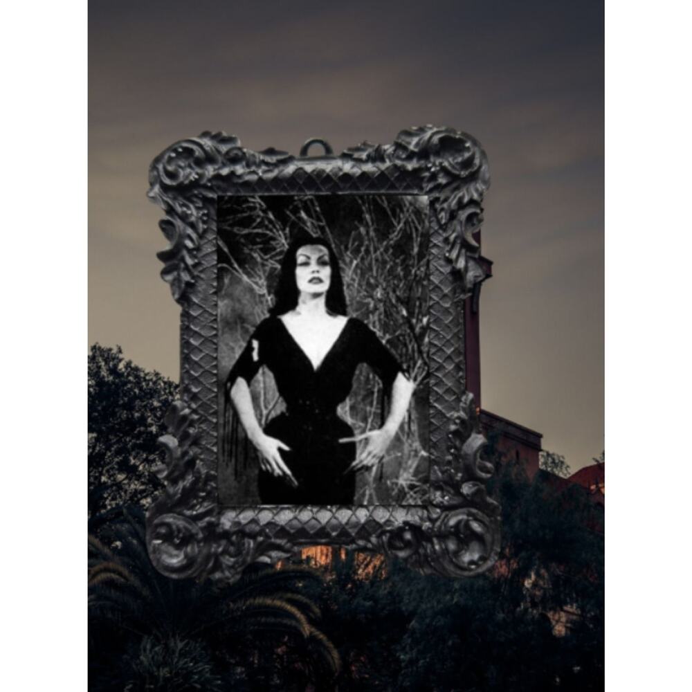 Vampira Plan 9 from Outer Space Horror Ornaments Vintage Holiday Halloween Decor